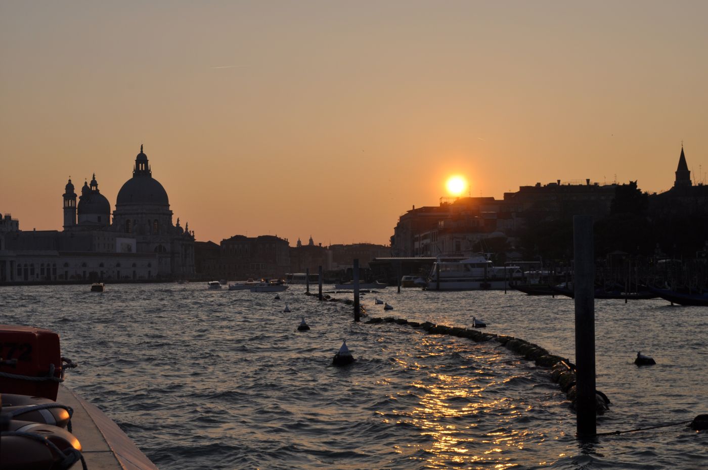 55-Sonnenuntergang über Santa Maria della Salute